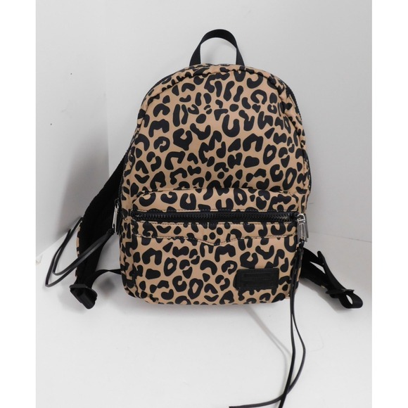 NEW Rebecca Minkoff‎ Medium Leopard Cheetah Print Canvas Backpack $178rt NWT main image 6